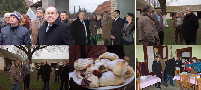 Pásztor István látogatása Szenttamáson 2014. február 21.